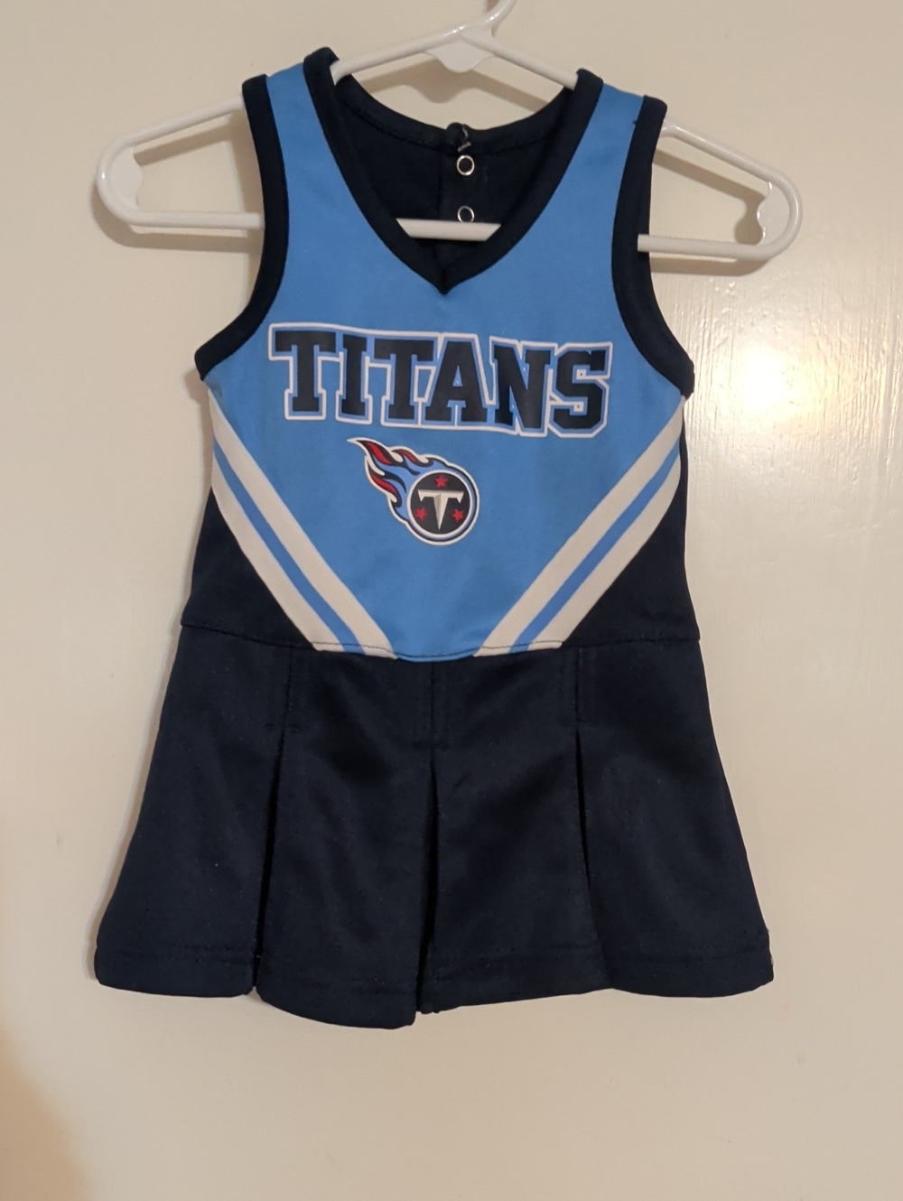 Titans Girls' Light Blue & Navy Cheer Dress